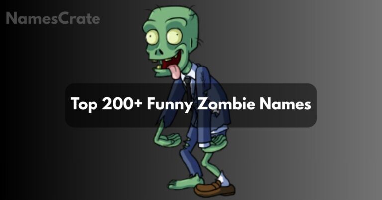 Funny Zombie Names